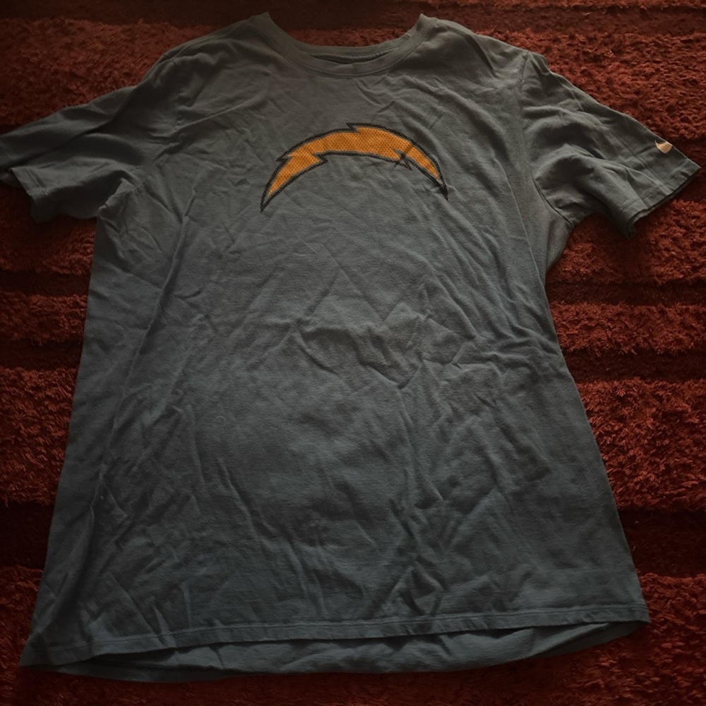 Men's Blue Graphic T-Shirt